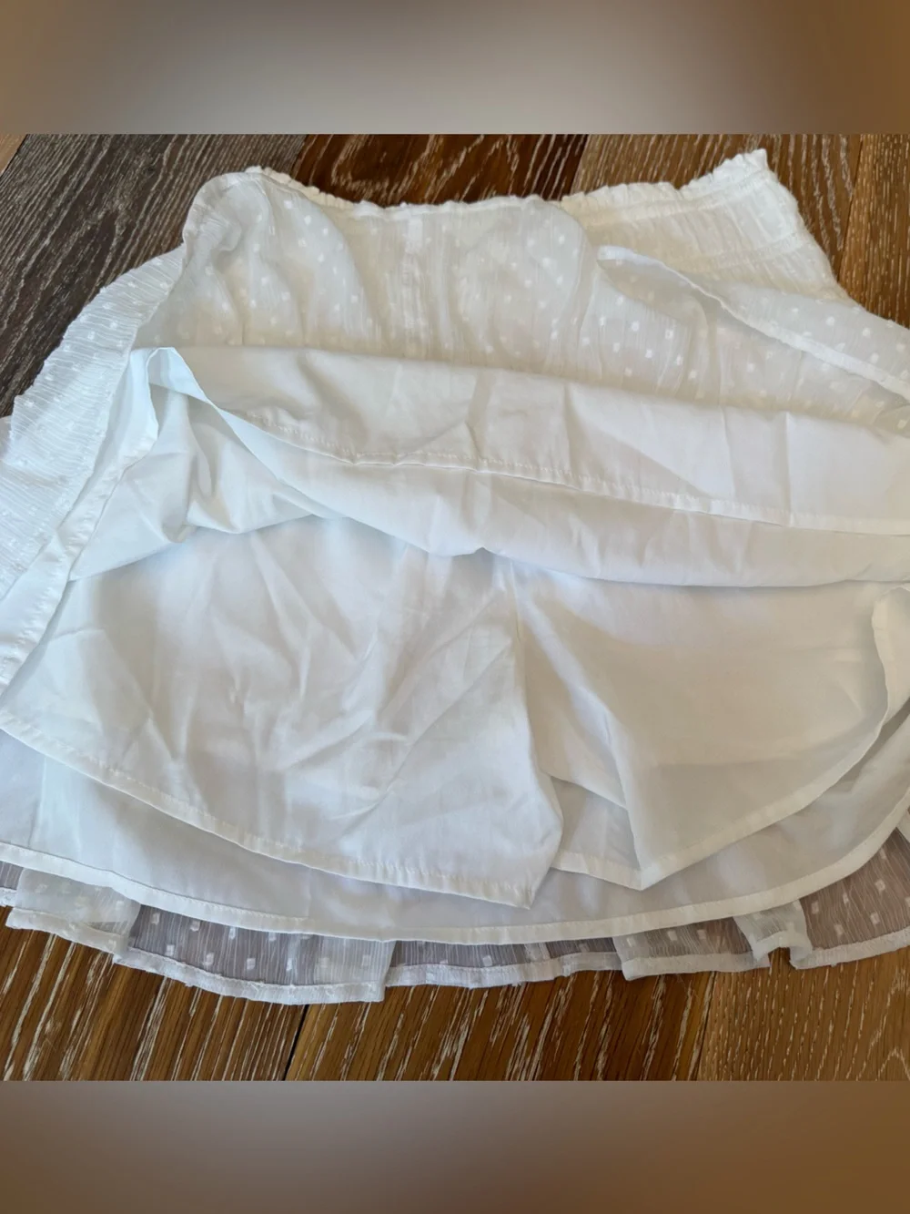 Abercrombie and fitch 13/14 girls white skirt